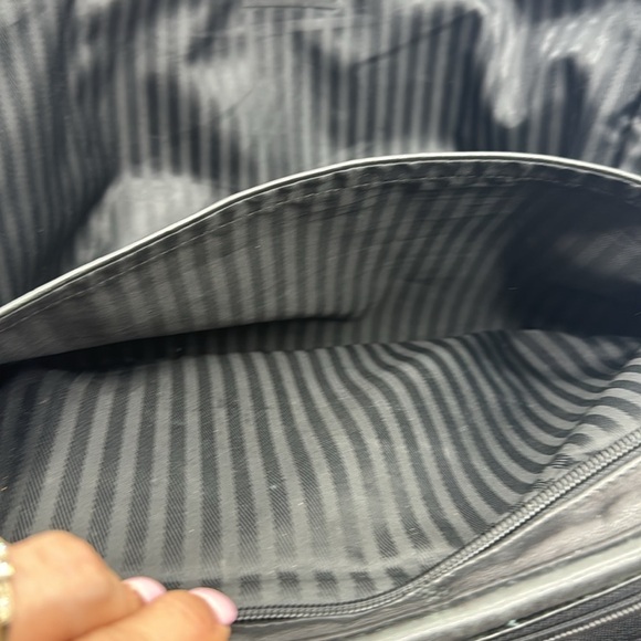 Tumi Black Super Soft Leather Briefcase BP6641B - Picture 10 of 16